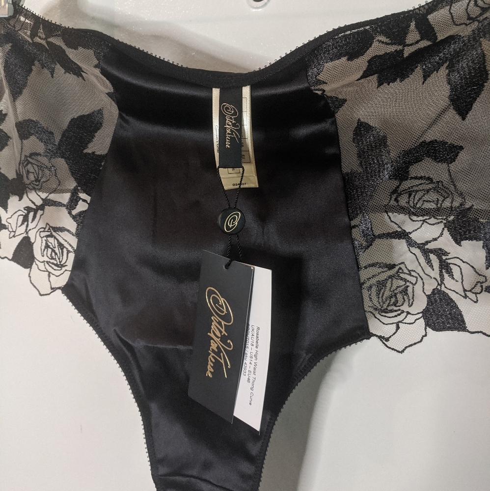 Dita Von Teese Rosabelle High Waist Thong NWT 18 - Picture 4 of 16
